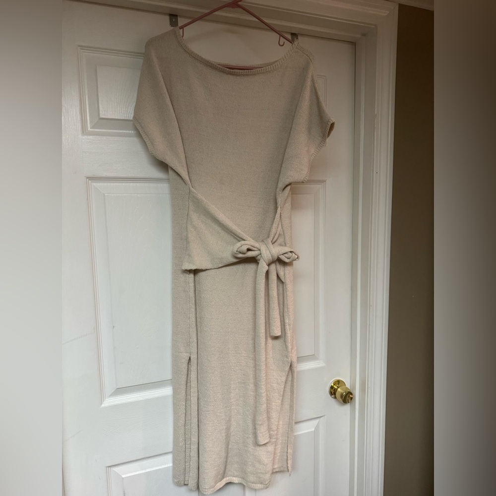 Casual Cream Dress